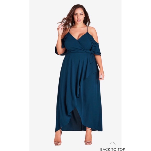 City Chic Dresses & Skirts - City Chic Emerald Miss Jessica Maxi Dress Size XXL